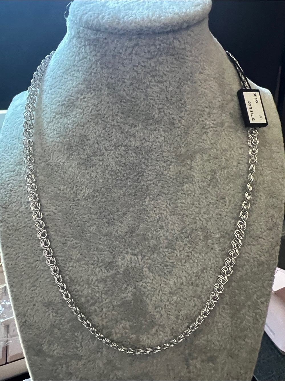 Sterling Silver Rope Chain Bracelet - Sleek Silver Women's Jewelry